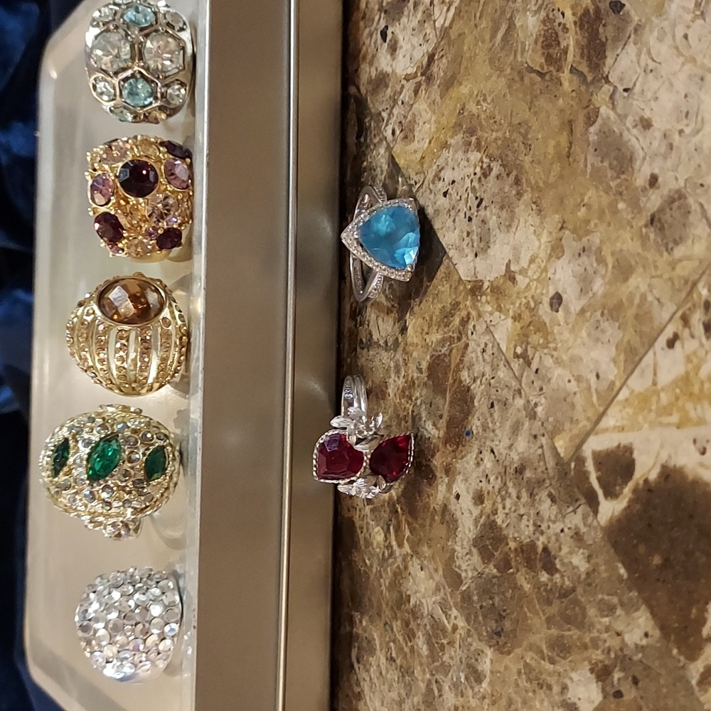 Costume Jewelry Ring Lot